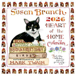 2026 TF Publishing 12" x 17" TF Publishing 12" x 12" Susan Branch Wall Calendar 26-1120