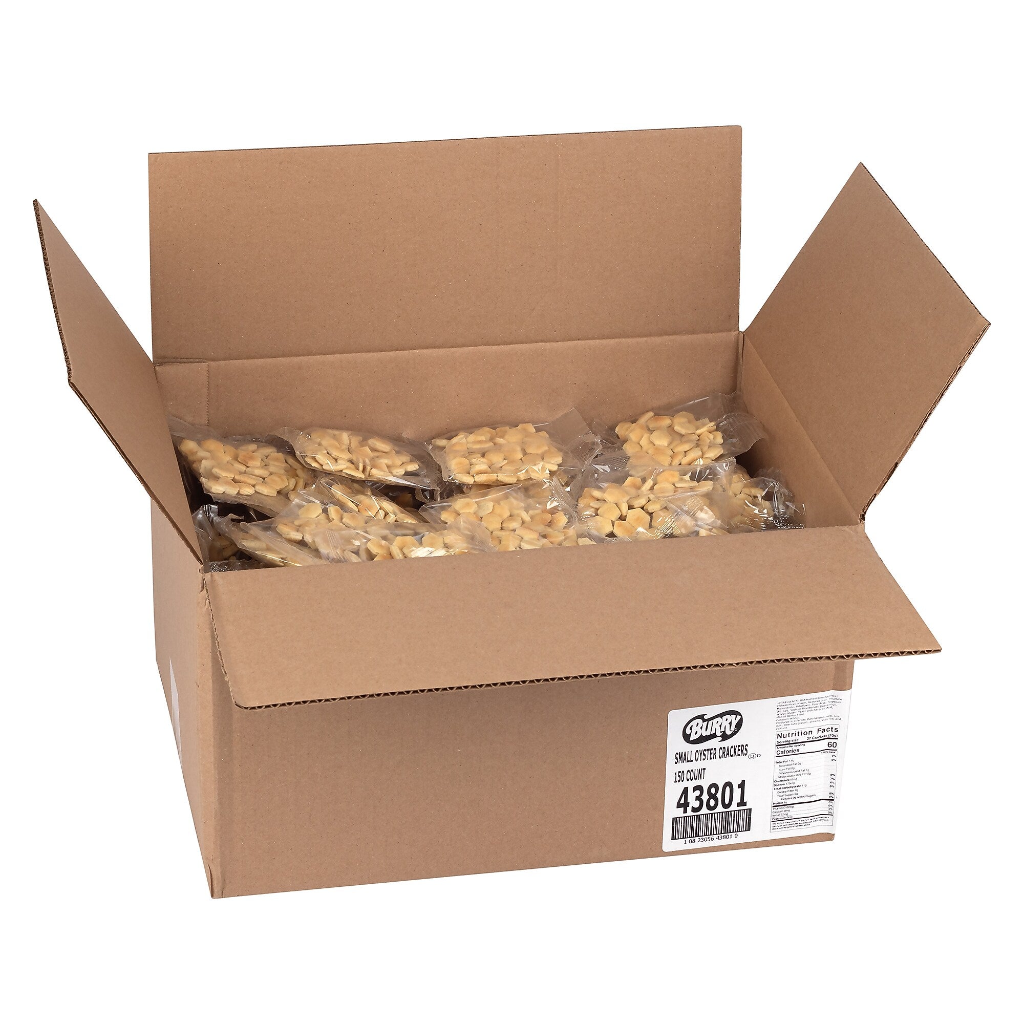 Burry Small Oyster Portion Pack Cracker, 0.5 oz, 150/Pack (307-00423)