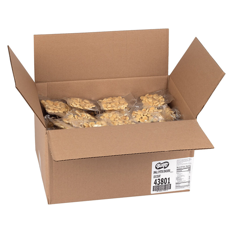 Burry Small Oyster Portion Pack Cracker, 0.5 oz, 150/Pack (307-00423)