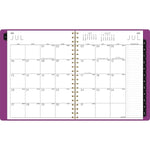 2025-2026 AT-A-GLANCE Contemporary 8.25" x 11" Academic Year Weekly & Monthly Planner, Faux Leather Cover, Purple