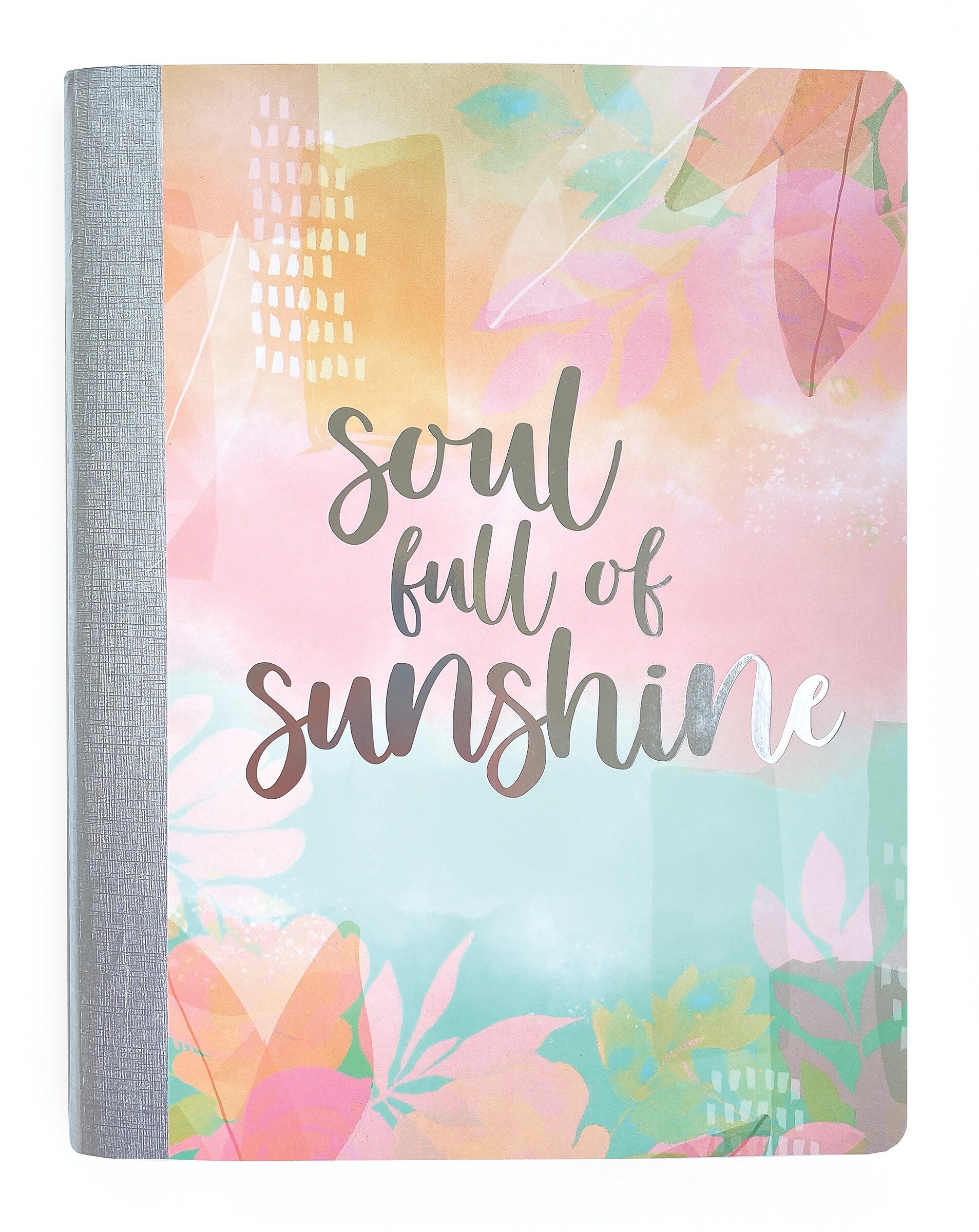 Carolina Pad Silver Lining Composition Notebook, 7.67" x 9.84", College-Ruled, 100 Sheets (25007)