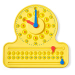 hand2mind Numberline Clock Sensory Bubble Popper, Multicolored (96991)