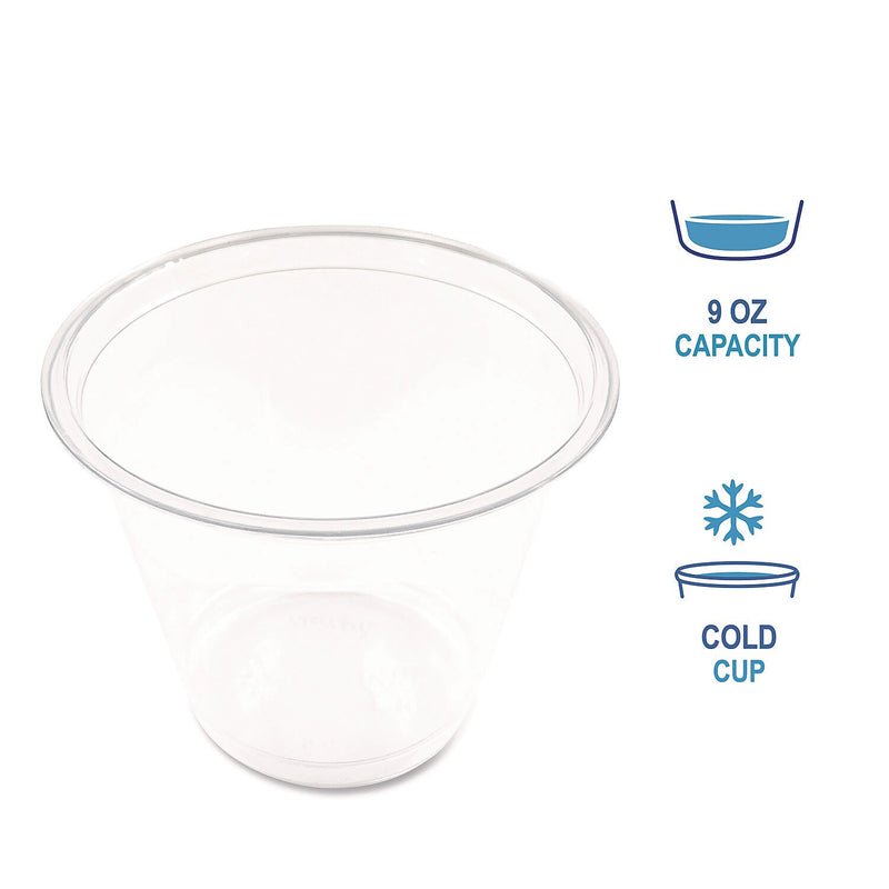 Boardwalk PET Cold Cups, 9 oz., Clear, 50 Cups/Pack (BWKPET9SPK)