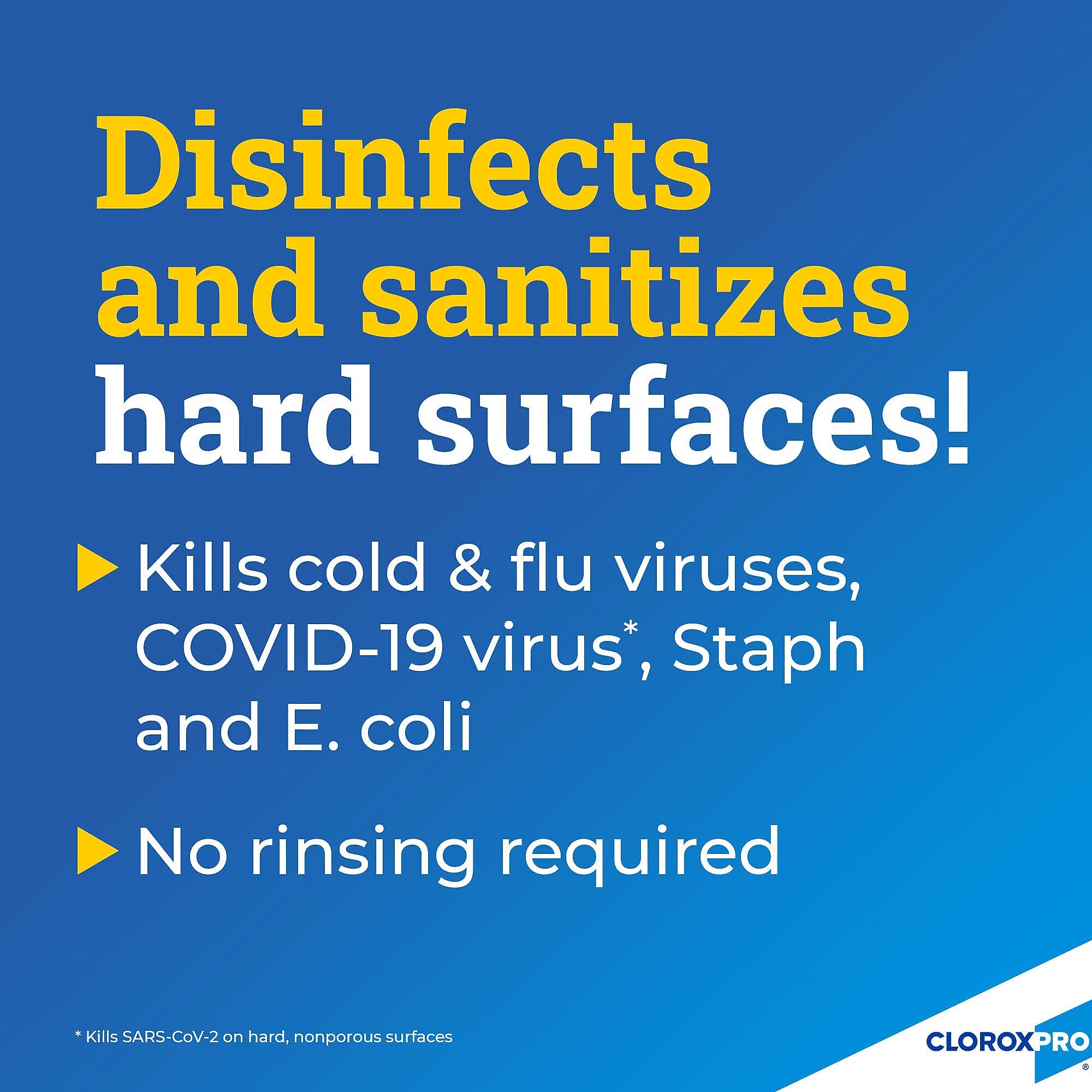 CloroxPro Anywhere Daily Disinfectant and Sanitizer, 32 fl. oz., 12/Carton (CLO01698CT)