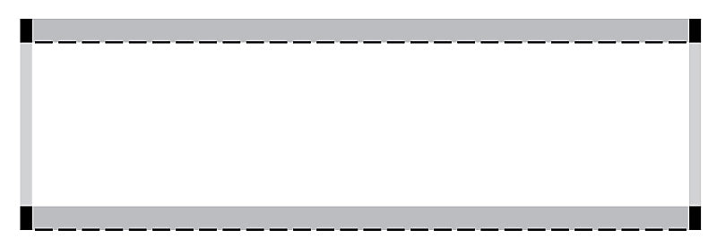 Continuous Direct Thermal Printer Label, 3" Core, 3-1/2" x 1"