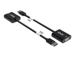 Club 3D 0.75' Display Port to SVGA Audio/Video Monitor Cable, Black (CAC-2013)