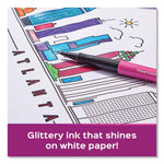 Paper Mate Flair Metallic Felt Tip Pens, Medium Point, 0.7mm, Assorted Ink, 16/Pack  (SAN2129448)