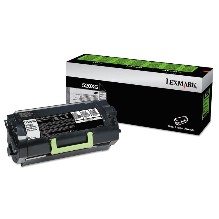 52d0x0g Return Program Extra High-Yield Toner, 45,000 Page-Yield, Black