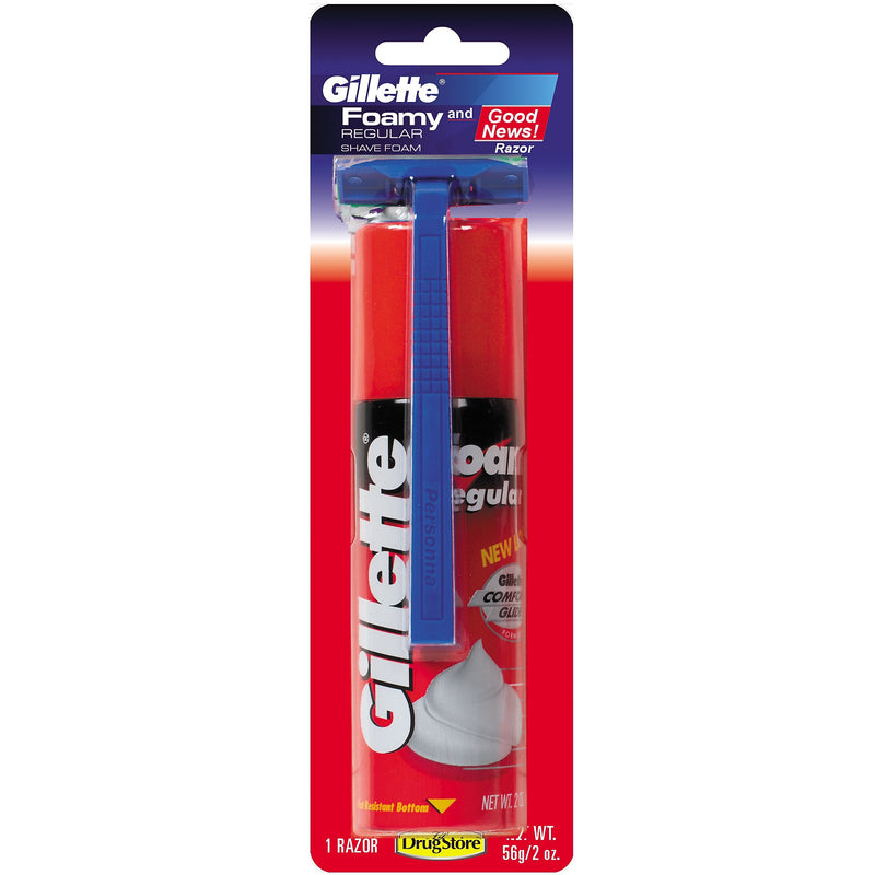 Gillette Shave Kit, 2 oz , 4/Box (70104)
