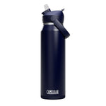CamelBak Thrive FlipStraw Stainless Steel Vacuum Insulated Water Bottle, 32 oz., Navy (2855405001)