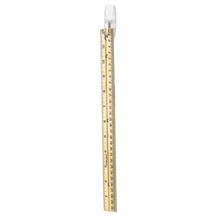 Clear Hooks and Strips, Medium, Plastic, 2 lb Capacity, 6 Hooks and 8 Strips/Pack