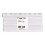 Prang Plastic Refillable Oval Watercolor Tray, 3.7" x 8.37", White (X00825)