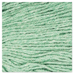 Super Loop Wet Mop Head, Cotton/synthetic Fiber, 5" Headband, Large Size, Green