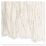 Cut-End Wet Mop Head, Rayon, No. 20, White, 12/carton