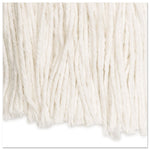 Cut-End Wet Mop Head, Rayon, No. 20, White