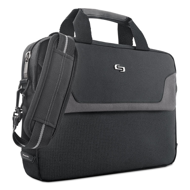 Pro Slim Brief, Fits Devices Up to 14.1", Polyester, 14 x 1.5 x 10.5, Black