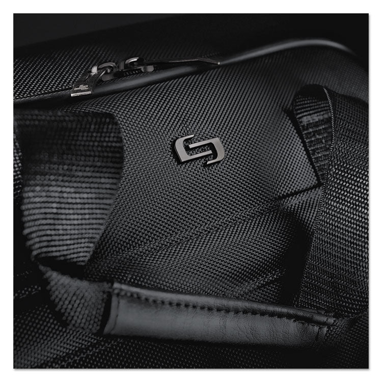 Classic Rolling Case, Fits Devices Up to 15.6", Ballistic Polyester, 15.94 x 5.9 x 12, Black