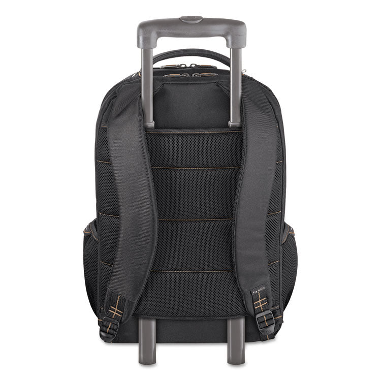 Pro Backpack, Fits Devices Up to 17.3", Polyester, 12.25 x 6.75 x 17.5, Black