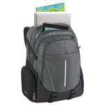 Active Laptop Backpack, Fits Devices Up to 17.3", Polyester, 12.5 x 6.5 x 19, Black