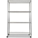Alera 4-Shelf Metal Unit, 48"W, Silver (ALESW604818SR)