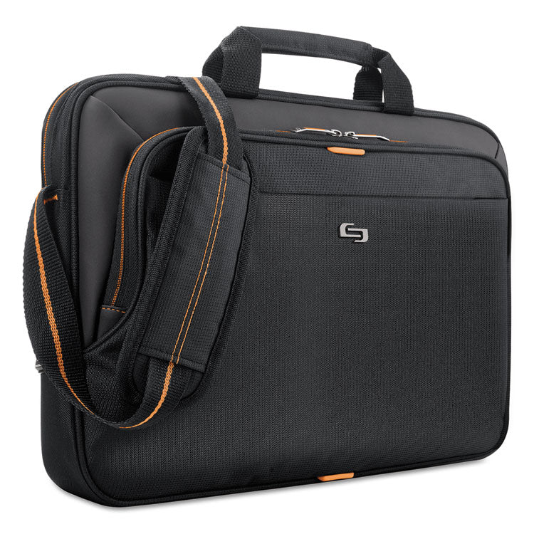 Urban Slim Brief, Fits Devices Up to 15.6", Polyester, 16.5 x 2 x 11.75, Black