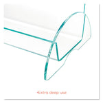 Euro-Style Docuholder, Leaflet Size, 4.5w X 4.5d X 7.88h, Green Tinted