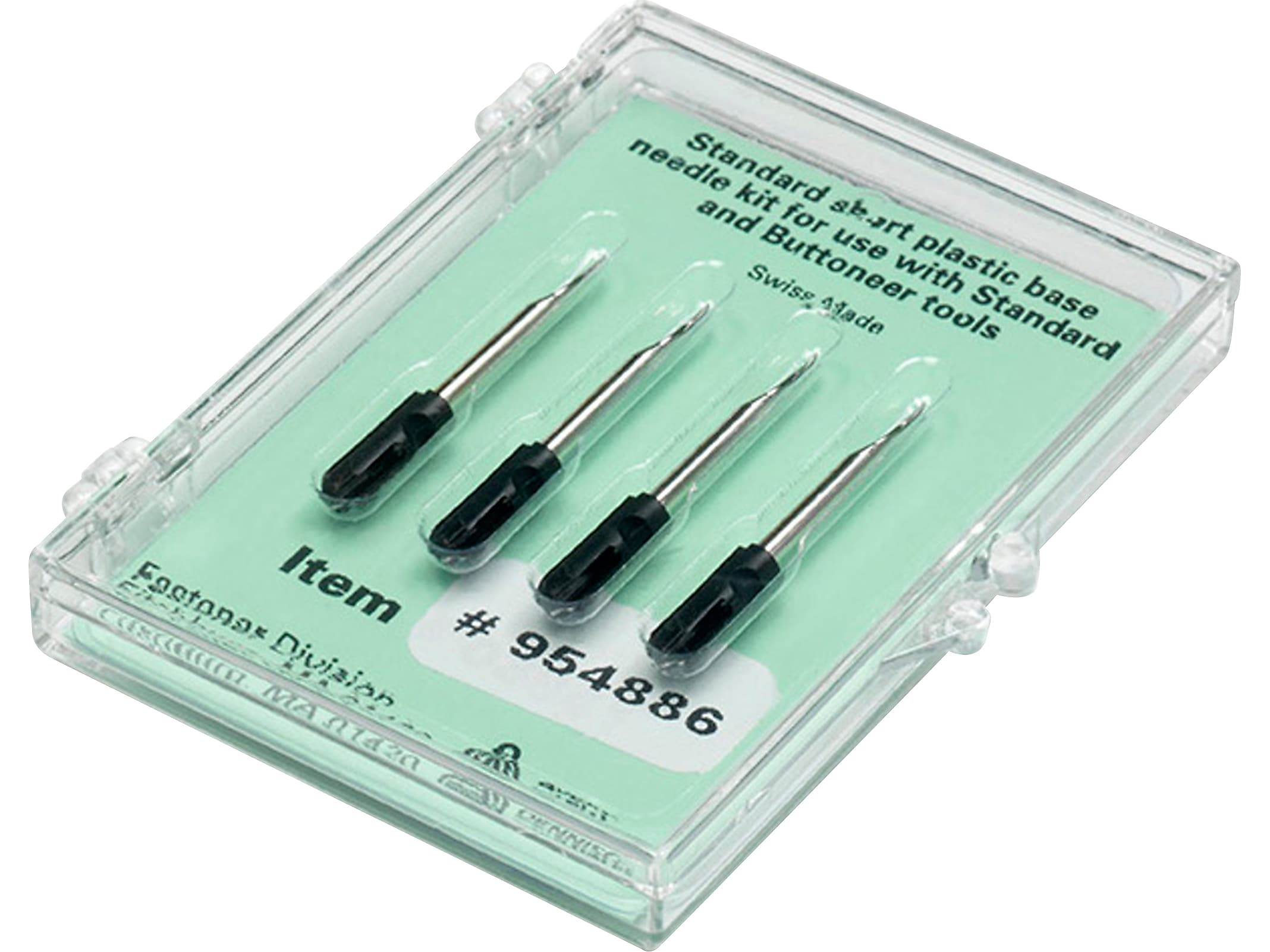 Avery Dennison Swiftach Fastening Needle, Black/Silver, 4/Pack (954886)