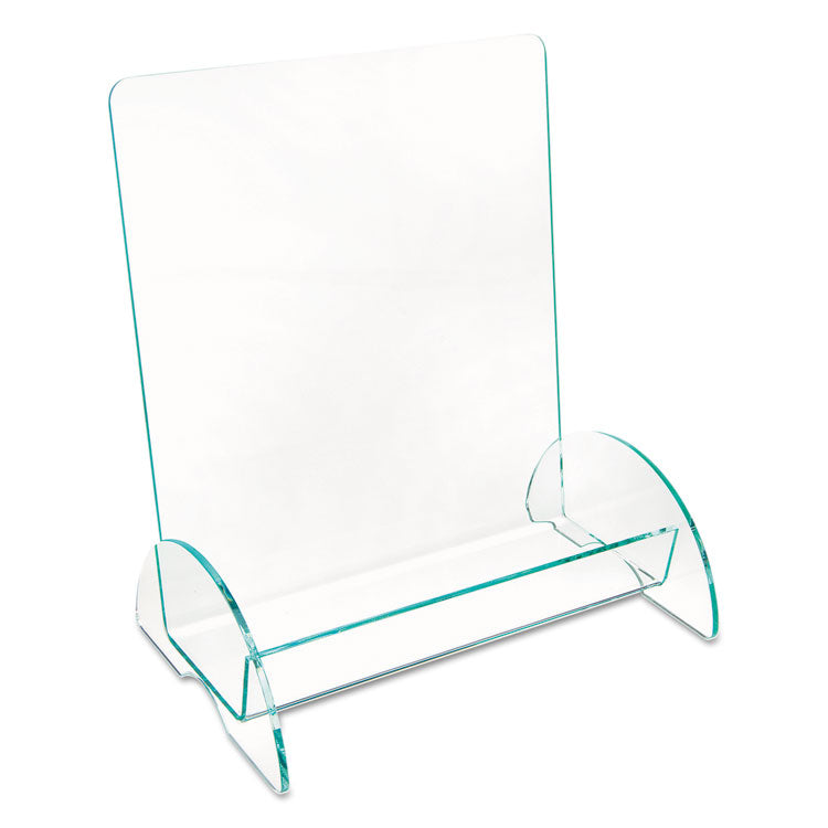 Euro-Style Docuholder, Magazine Size, 9.81w X 6.31d X11h, Green Tinted