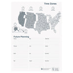 Academic Year 14-Month Recycled Ruled Monthly Planner, 11 x 8.5, Black Cover, 14-Month: July 2025 to Aug 2026