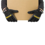 Box Handler Gloves, EN388: 3131, 9" Long, X-Large, Black, Pair