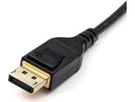StarTech 3.3' 8K Mini DisplayPort to DisplayPort 1.4 Cable, Male to Male, Black (DP14MDPMM1MB)