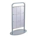 Azar Clear Each Pegboard Floor Stand 48H x 24W-inch