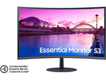Samsung S39C 27" Curved 75 Hz LED Monitor, Black (S27C394EAN)