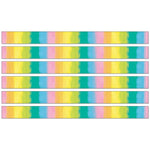 Happily Ever Elementary Creatively Inspired Straight Borders, 3" x 3', Watercolor, 6/Bundle (CD-108503-6)
