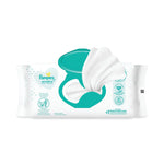 Pampers Sensitive Baby Wipes, 1-Ply, 6.8 x 7, Unscented, White, 56/Pack, 8 Packs/Carton (PGC87076)