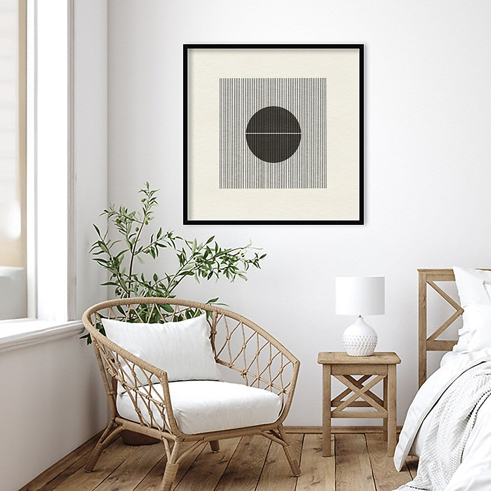 Amanti Art Paper Object No 5 by The MIUUS STUDIO Wood Framed Wall Art Print, 33" x 33" (A42675549502)