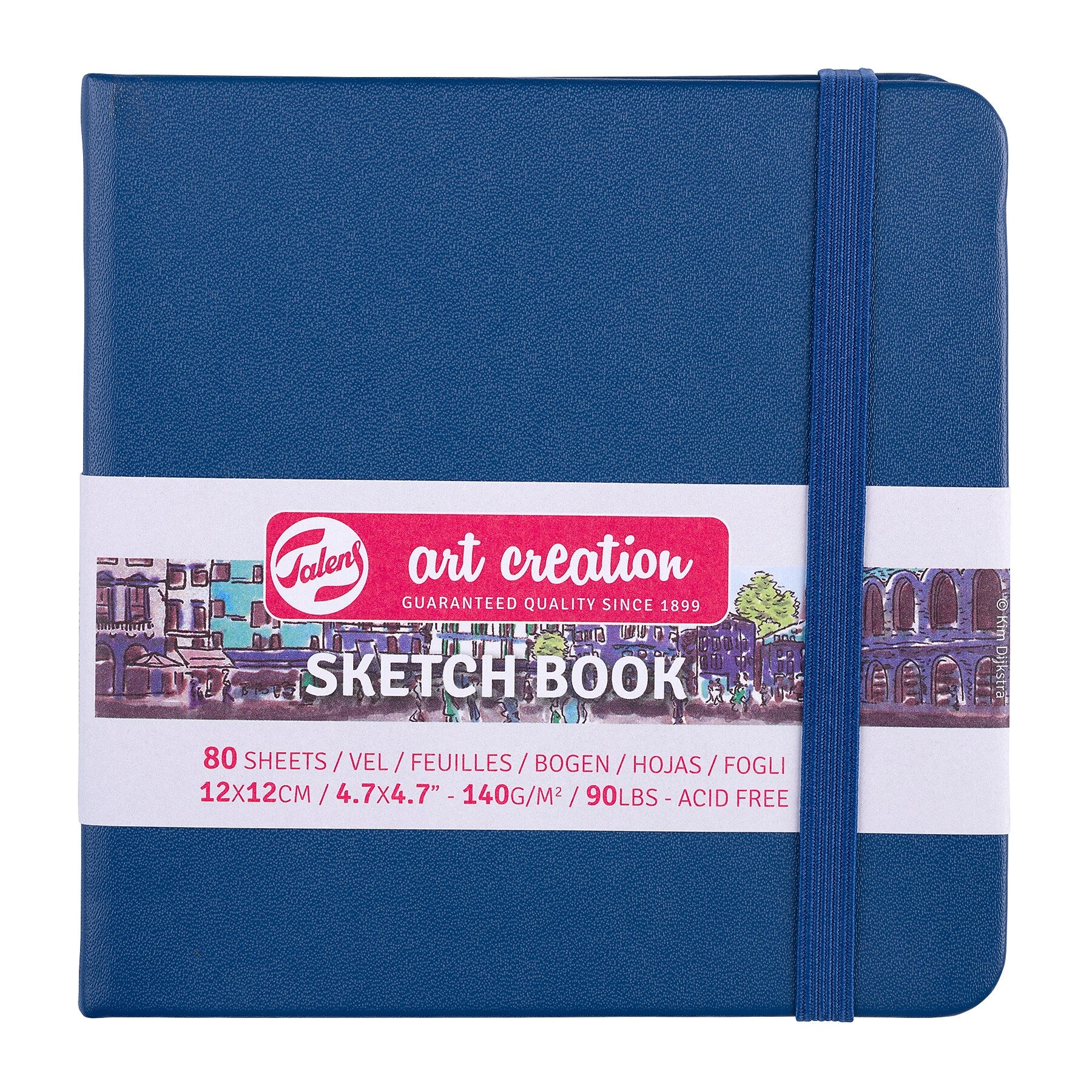 Talens Art Creation 4.7" x 4.7" Sketch Book, 80 Sheets/Book, 5/Bundle (TLN9314234M-5)