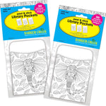 Barker Creek Color Me Library Pockets, 5.125" x 3.5", 60/Set (BC3843)