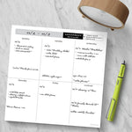 TF Publishing Schedule Pad 7.75" x 7.75" Undated Planner, Paperboard Cover, Multicolored (99-5941)