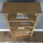 Bush Furniture Key West 66"H 5-Shelf Bookcase with Adjustable Shelves, Reclaimed Pine Laminated Wood, 2/Set (KWS046RCP)