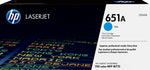 HP 651A Cyan Standard Yield Toner Cartridge, Prints Up to 16,000 Pages (CE341A)