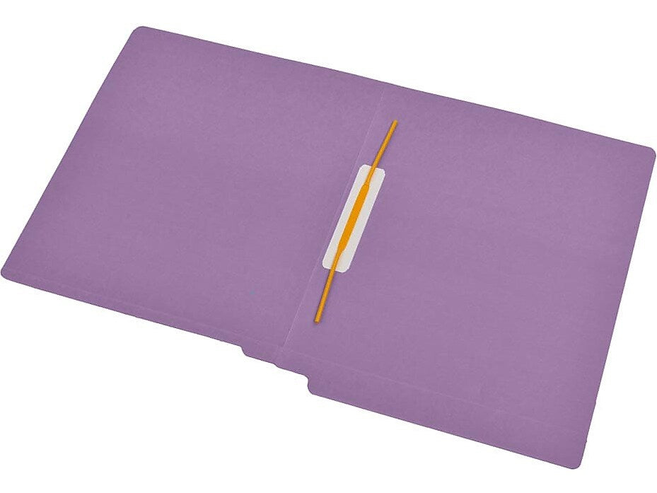 Medical Arts Press Reinforced End Tab File Folder, Straight Cut, Letter-Size, Lavender, 50/Box (S-09168-LAV)