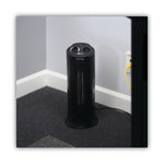 Alera 1500-Watt Ceramic Tower Heater, 7 3/8"w X 7 3/8"d X 17 3/8"h, Black (ALEHECT17)