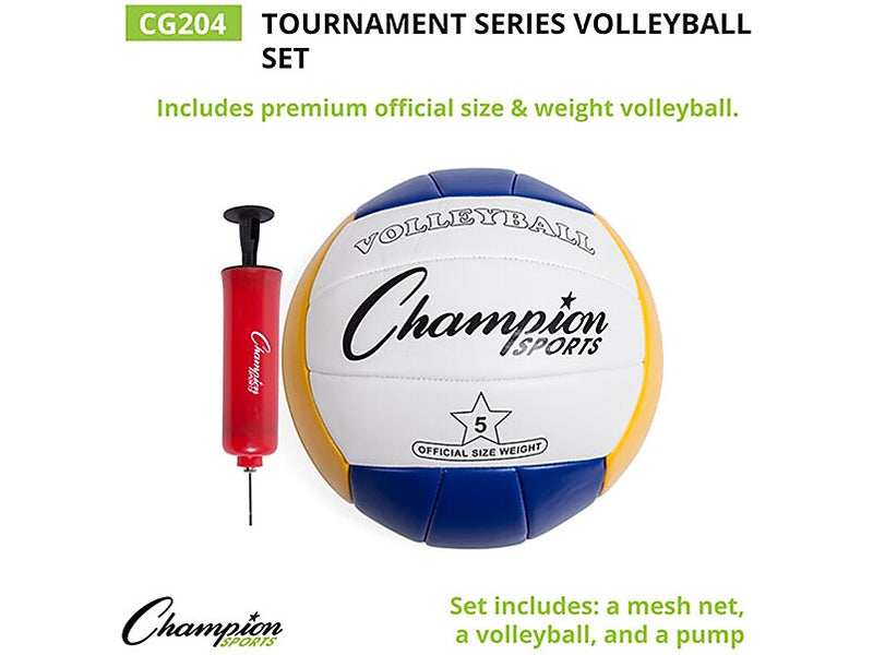 Champion Sports Volleyball Tournament Set, Multicolor (CG204)
