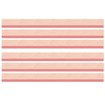 Carson Dellosa Education True to You Straight Bulletin Board Borders, 3" x 3', Coral Wave, 6/Bundle (CD-108524-6)