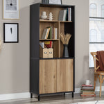 Sauder Acadia Way 69"H 5-Shelf Bookcase, Raven Oak (430754)