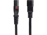 StarTech 4' C14 to Locking C13 Power Cable, Male to Female, Black (87L3-8400-POWER-CORD)