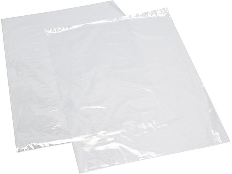 10" x 18" Flat Poly Bags, 2 Mil, Clear, 1000/Carton (PB520)