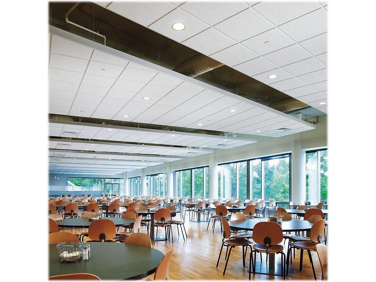 Armstrong CIRRUS High NRC Square Edge Ceiling Tile, 24" x 24", White, 10/Carton (BP563E)