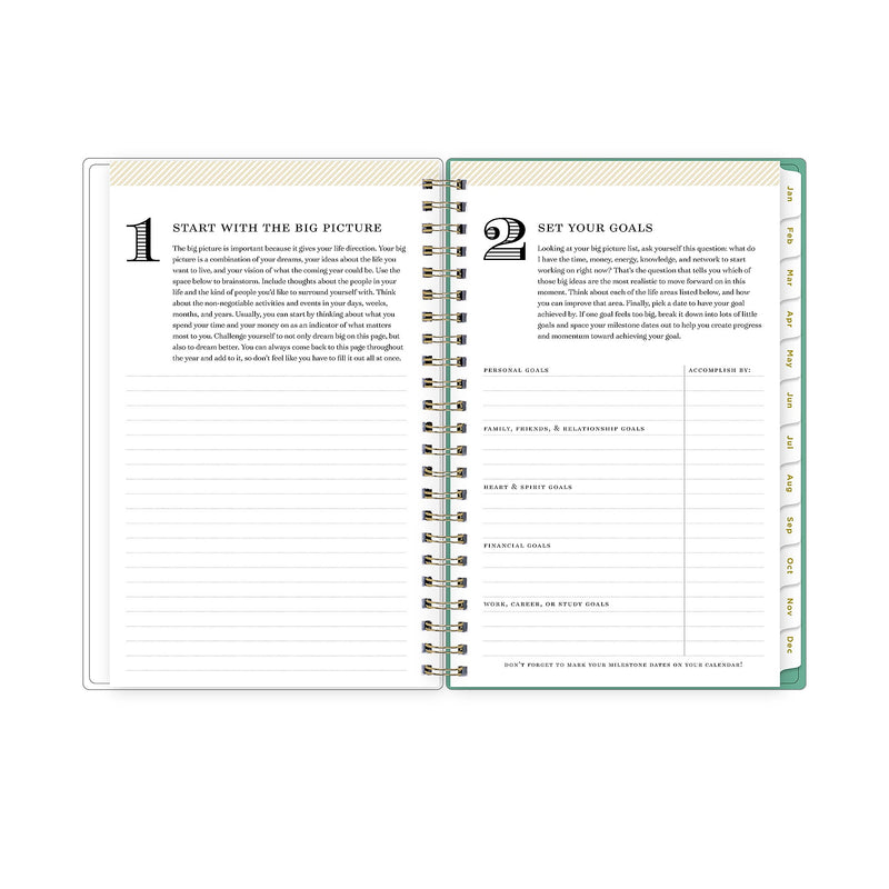 2026 Blue Sky Day Designer Peyton 5" x 8"  Weekly & Monthly Planner, Plastic Cover, Multicolored (103619-26)
